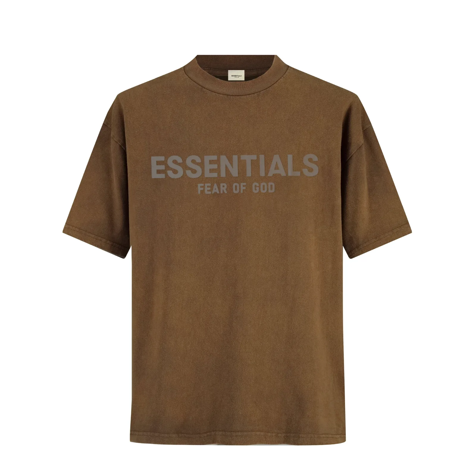 Camiseta P0097 Essentials oversize para hombre. imagen 7