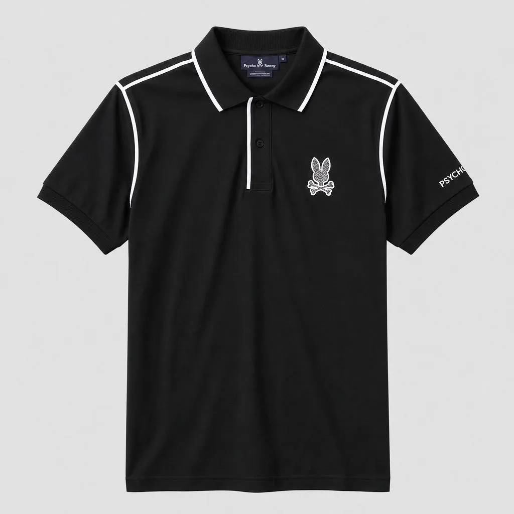 Camiseta P0041 Psycho Bunny tipo polo para hombre. imagen 5
