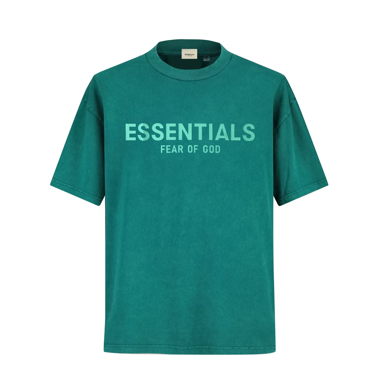 Camiseta P0097 Essentials oversize para hombre. imagen 5
