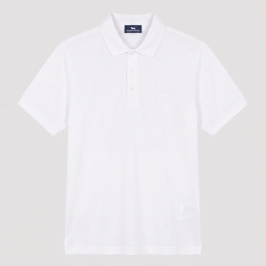 Camiseta P0019 Harmont tipo polo para hombre. imagen 3