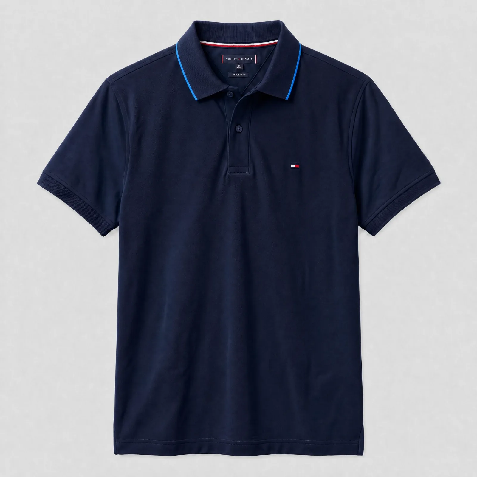 Camiseta P0048 Tommy Hilfiger tipo polo para hombre. imagen 5