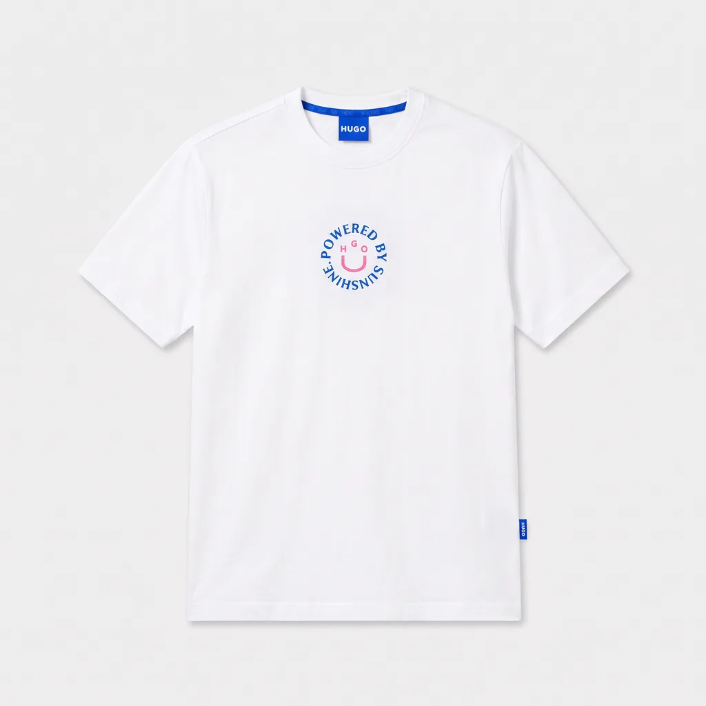 Camiseta P0113 Hugo Boss estampada para hombre. imagen 3