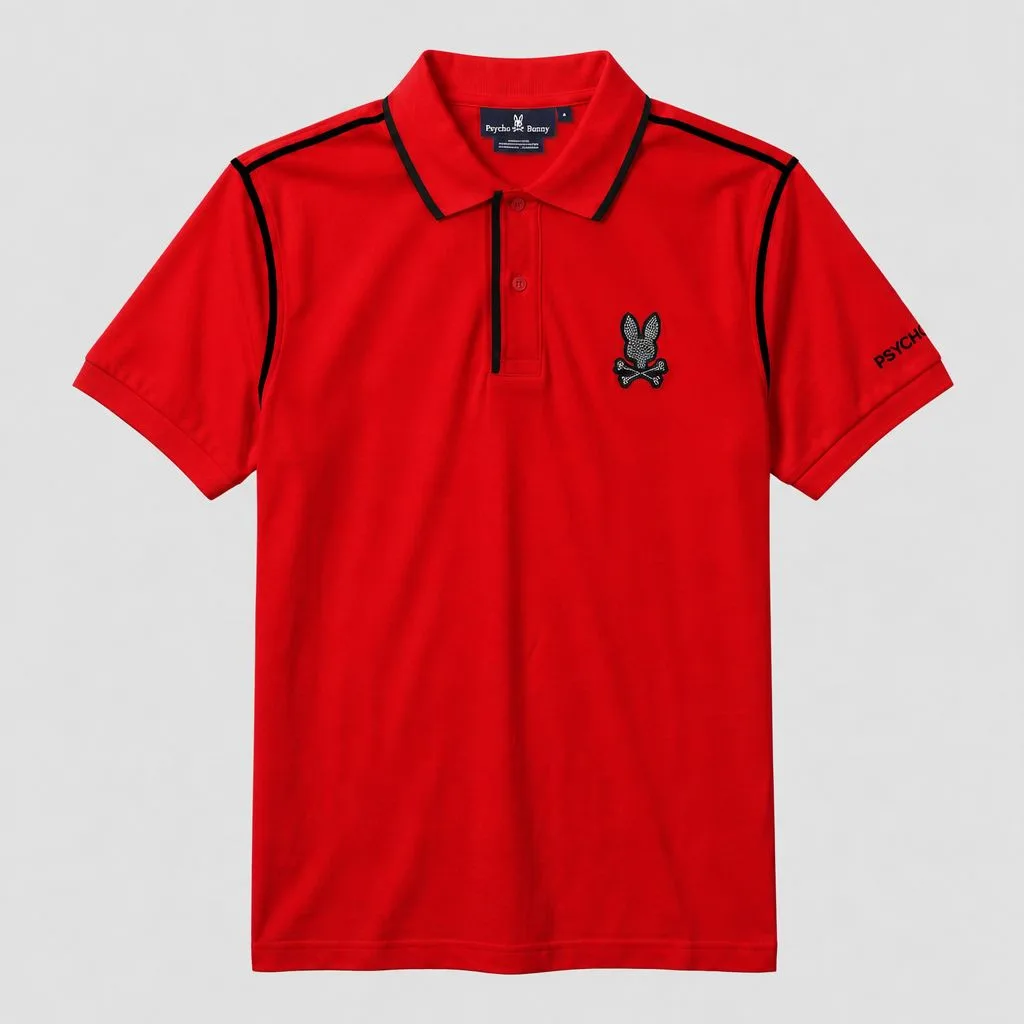 Camiseta P0041 Psycho Bunny tipo polo para hombre.
