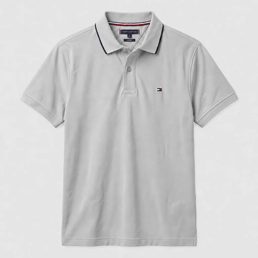Camiseta P0048 Tommy Hilfiger tipo polo para hombre. imagen 3