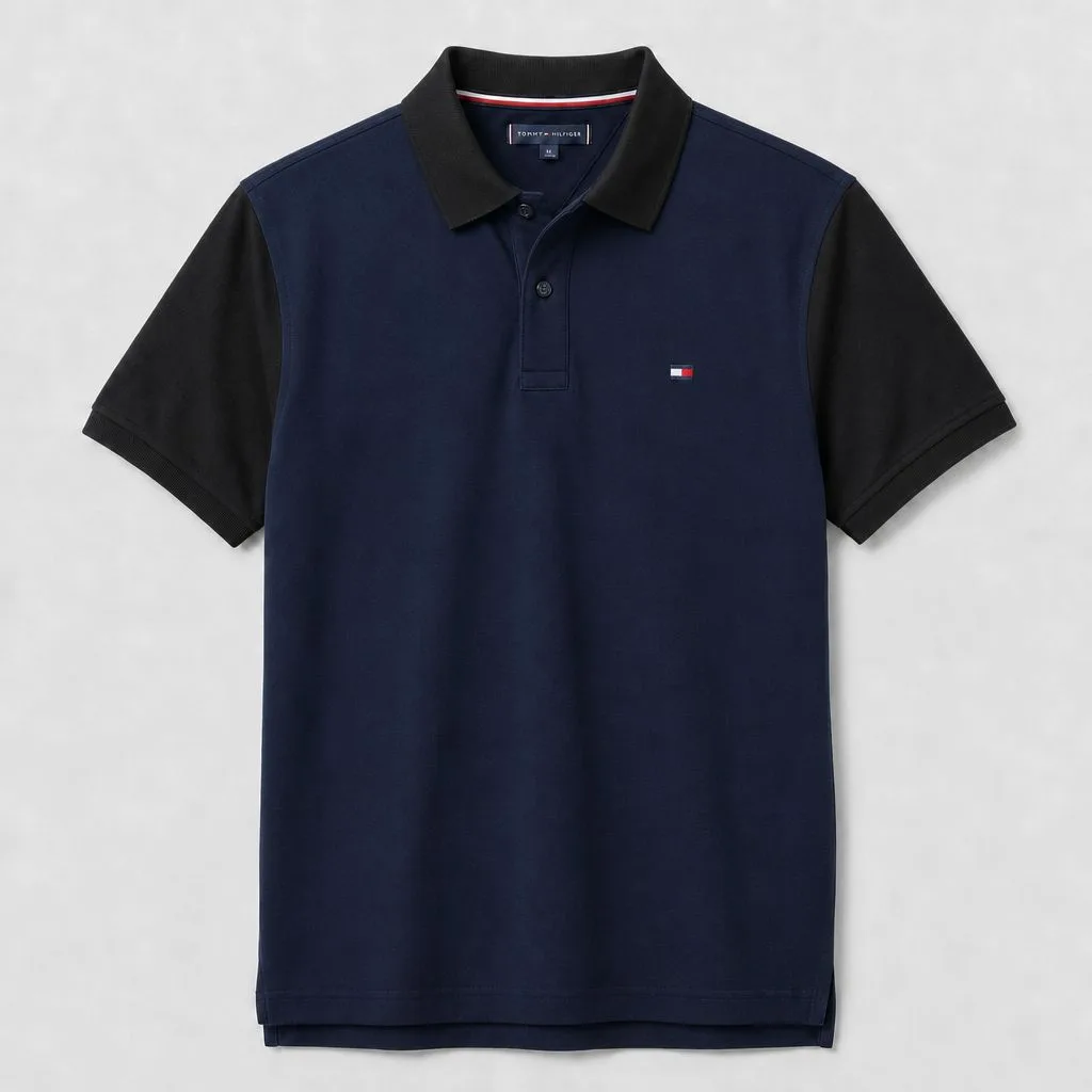 Camiseta P0050 Tommy Hilfiger tipo polo para hombre. imagen 3