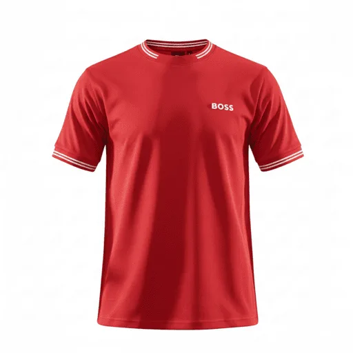 Camiseta P0027 Boss básica para hombre. imagen 3