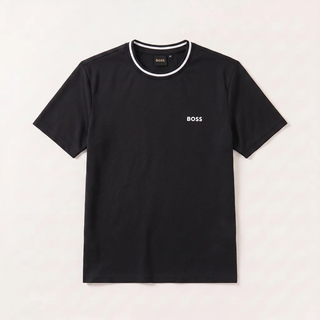 Camiseta P0026 Boss básica para hombre. imagen 3